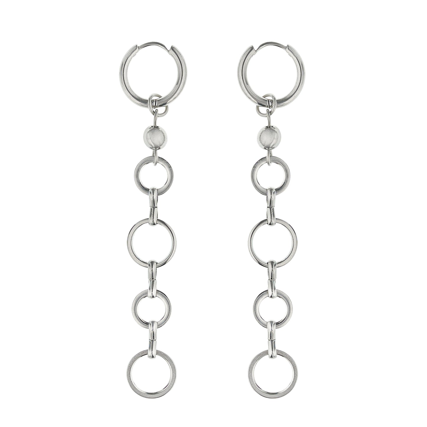 Pendientes "Infinito N7" largos
