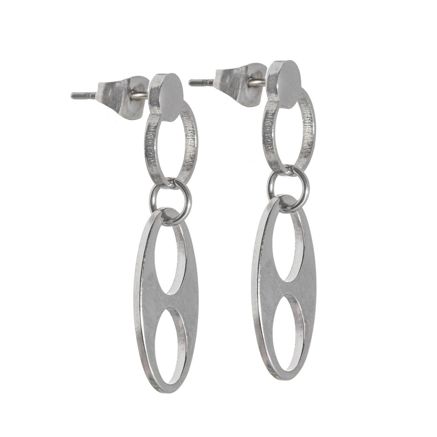 Pendientes "Infinito N7" cortos