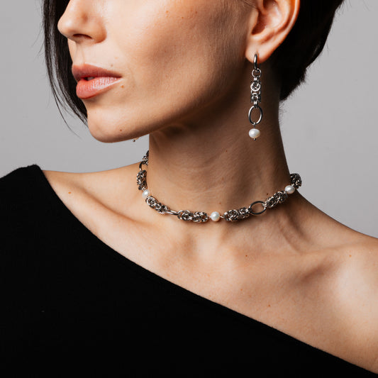 Pendientes CHIMERA Nexus White