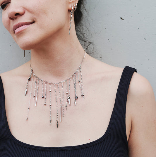 Choker/Extra accessory for "Chameleon" necklace "Long Rock and Roll"