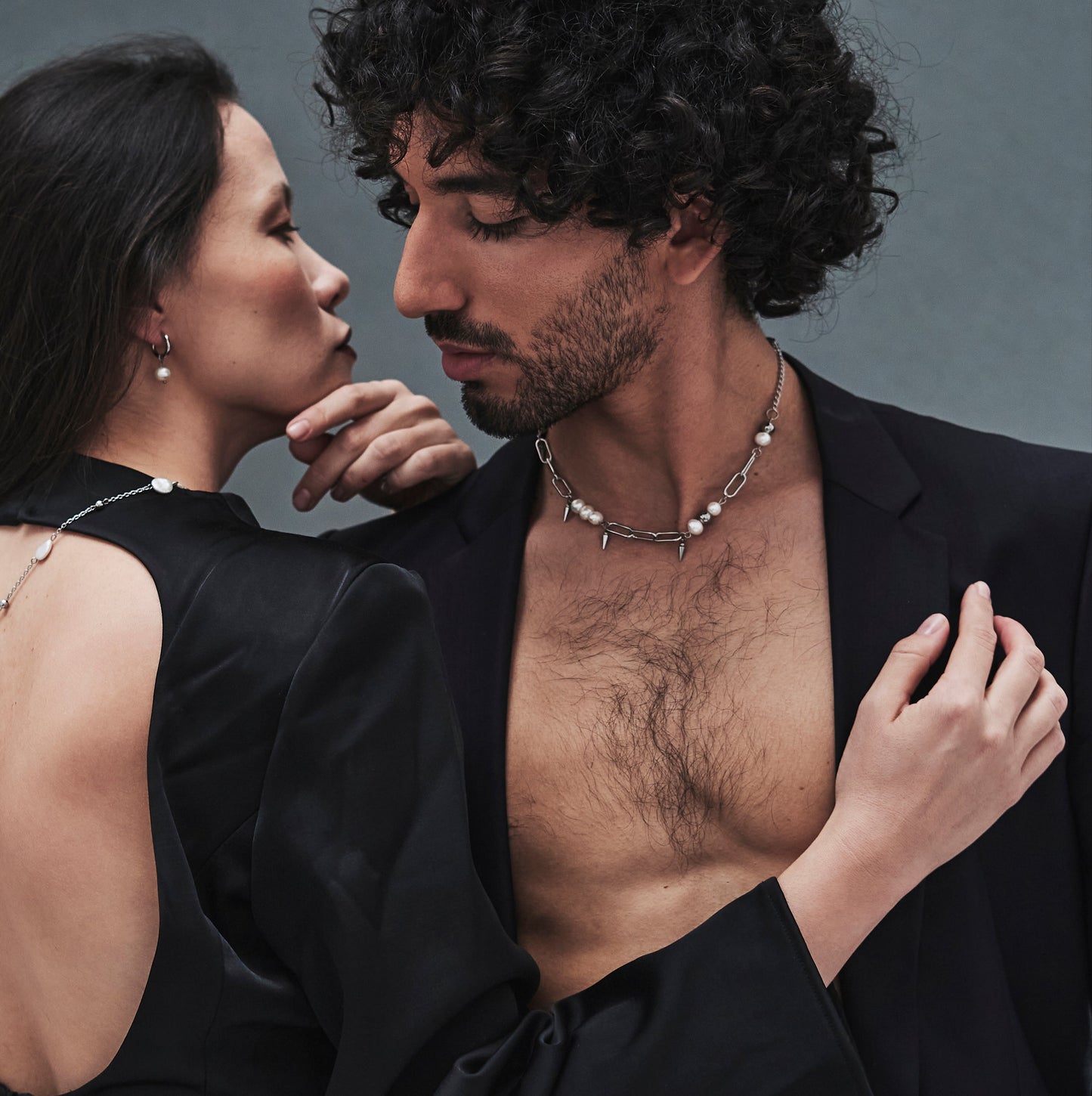 Set "Camaleón" + Gargantilla de perlas