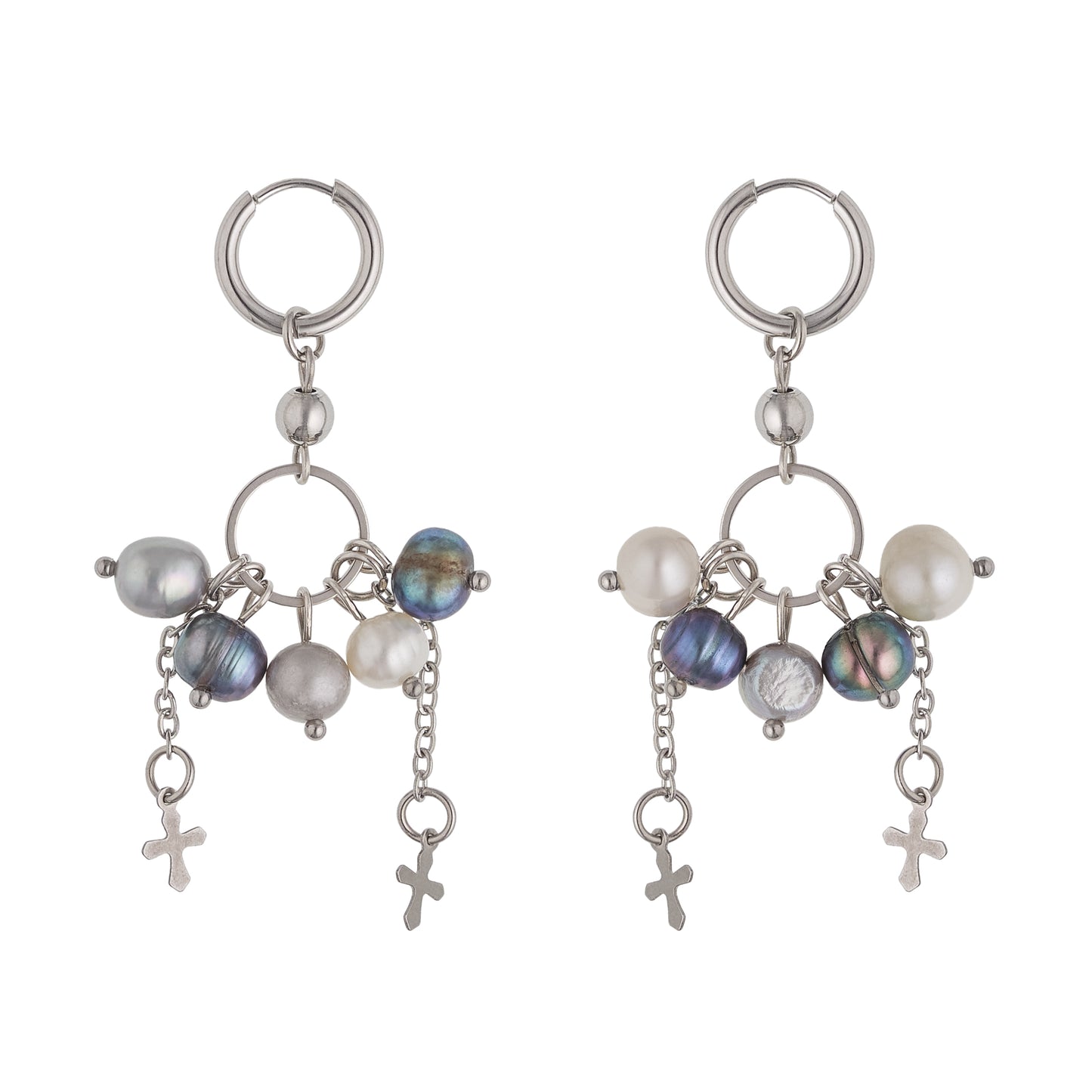 Pendientes "Cascada de perlas"