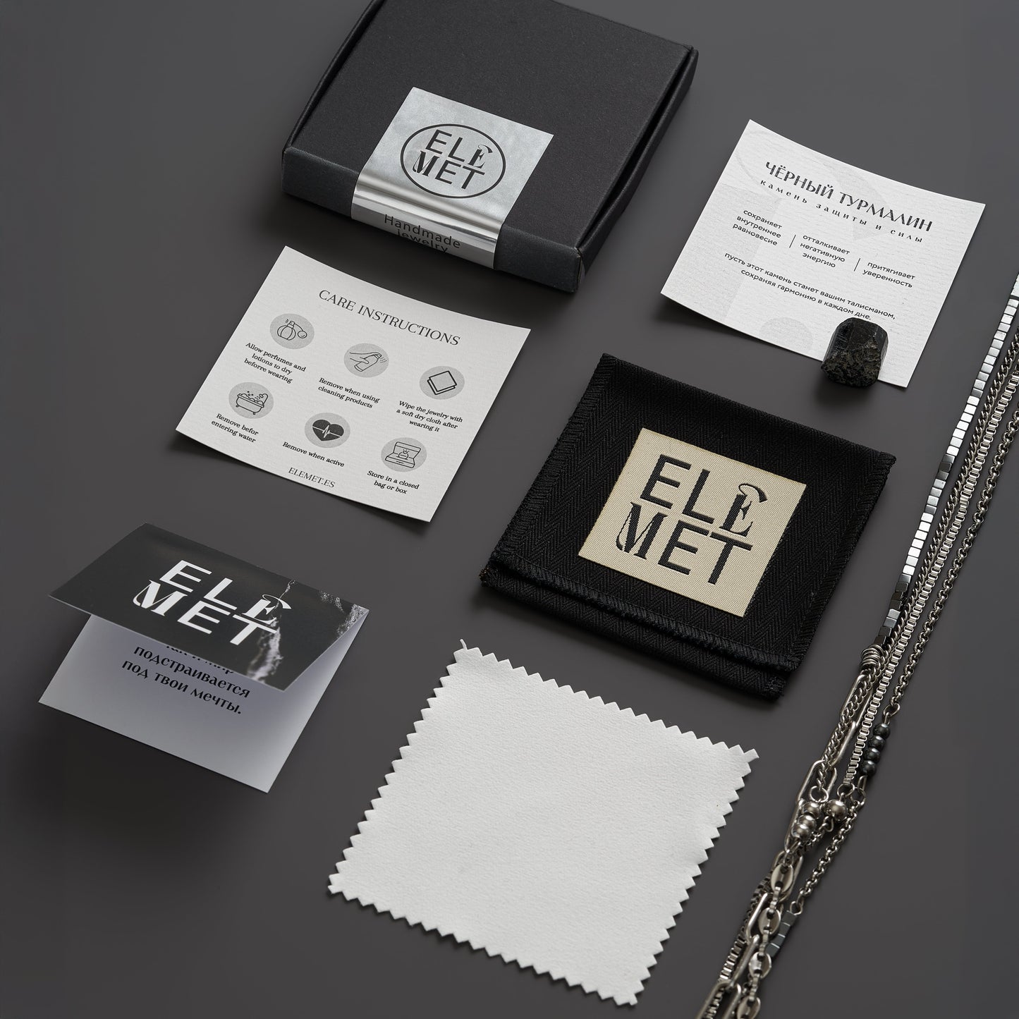 Set "Camaleón" + Gargantilla de perlas