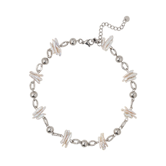Gargantilla/ Accesorio extra para collar "Camaleón"/ Pulsera "Alambre de perlas"