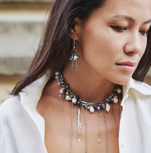 "Pearl Cascade" Earrings