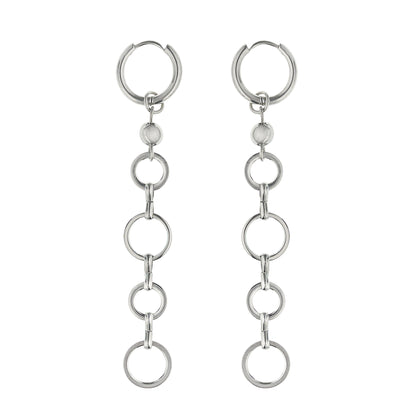 Pendientes "Infinito N7" largos