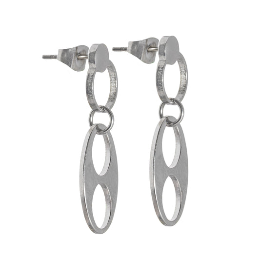 Pendientes "Infinito N7" cortos