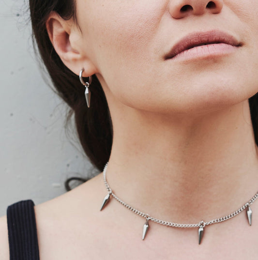 Studded earrings. Option 2.