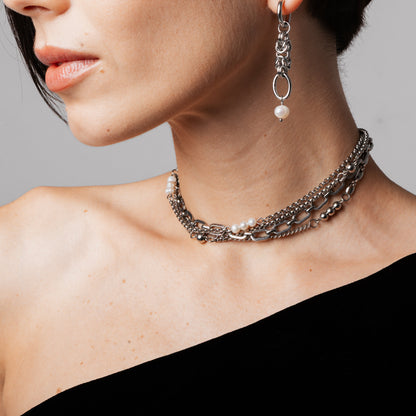 Camaleón Pearl collar gargantilla