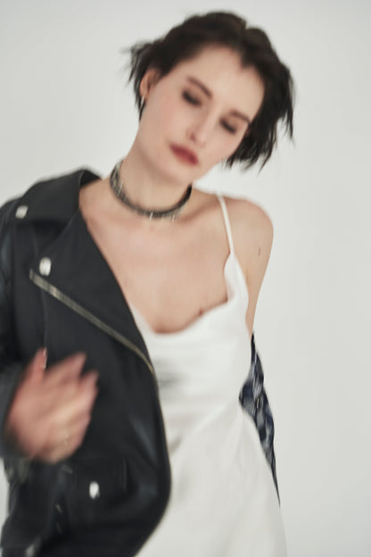 Necklace / bracelet "Barbed wire style pearls"