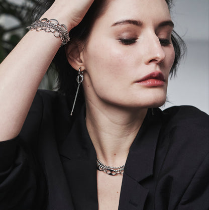 "Infinity N5" earrings