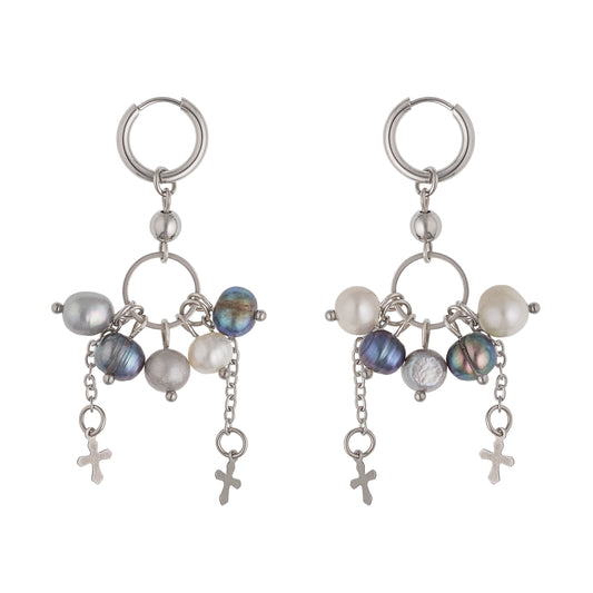 Pendientes "Cascada de perlas"