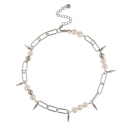 Gargantilla de perlas/ Accesorio extra para collar "Camaleón"/Pulcera