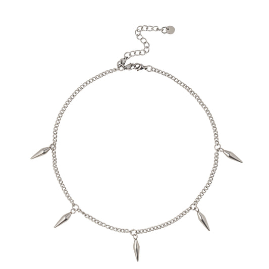 Necklace / bracelet "Barbed wire style pearls"