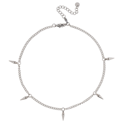 Necklace / bracelet "Barbed wire style pearls"