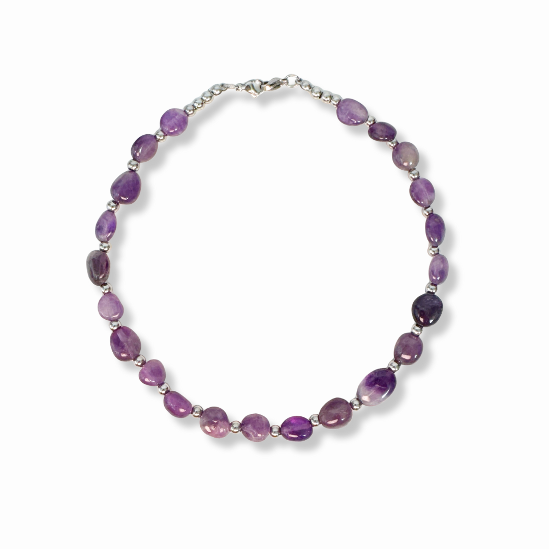 Necklace / bracelet "Barbed wire style pearls"