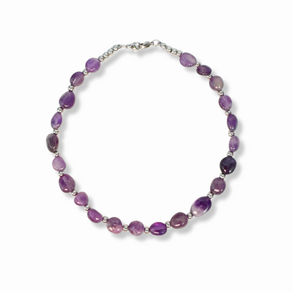 Necklace / bracelet "Barbed wire style pearls"