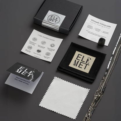 "Infinity N5" earrings