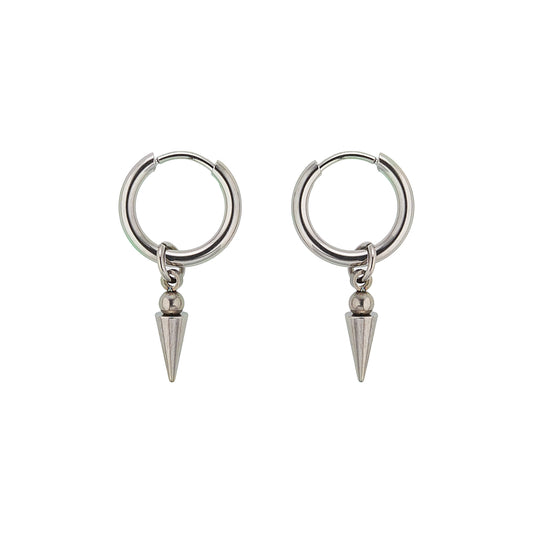 Pendientes con tachuelas. Opción 1.