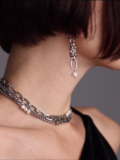 Camaleón Pearl collar gargantilla